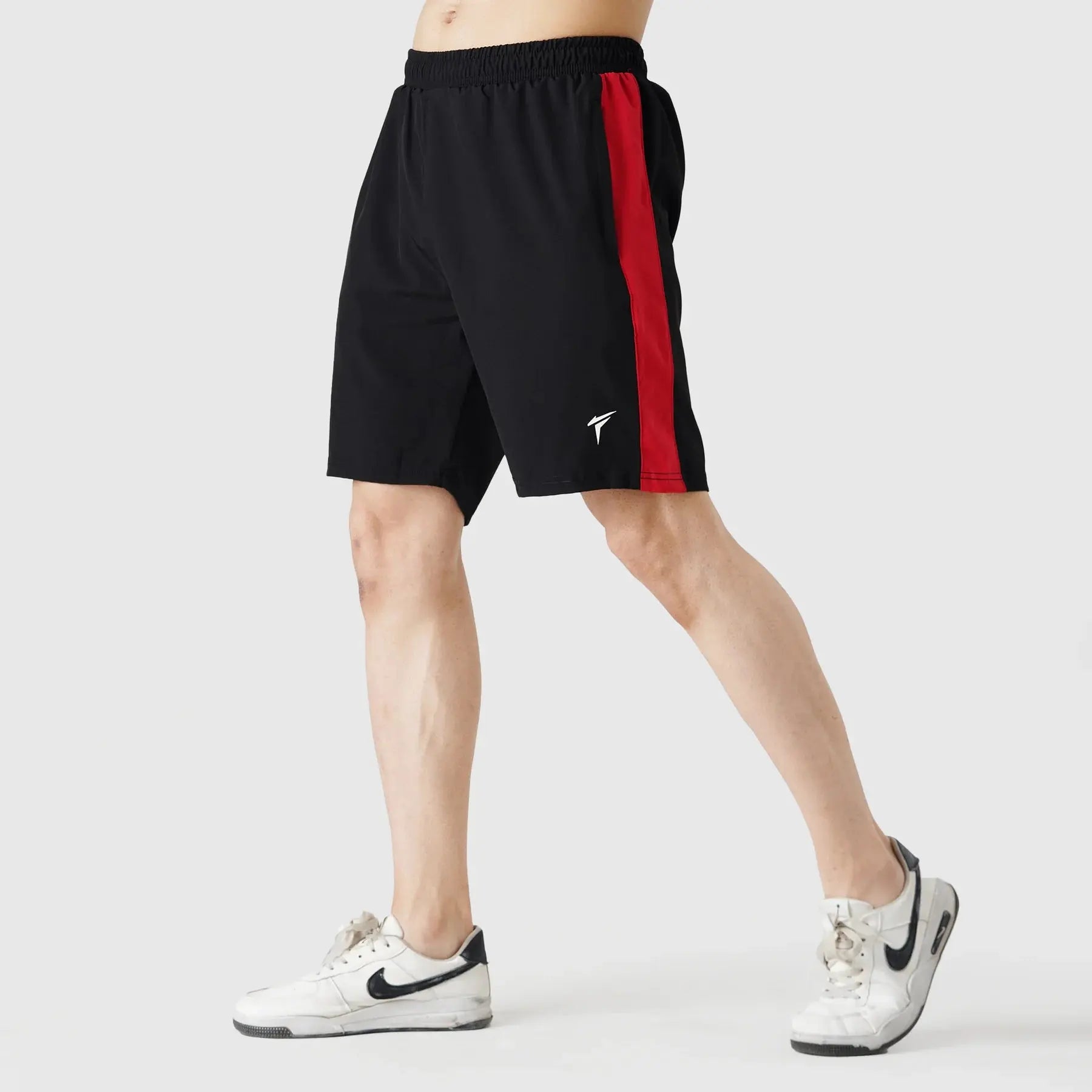 Tf-Black Basic Micro Premium Shorts With White Panel | WEARO WEARO