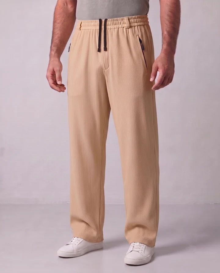 Imported RelaxFit Linning Trouser - Beige | WEARO WEARO