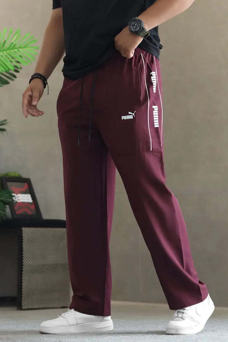Men’s Wide-Leg Track Pants with Panel WEARO