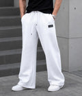 WEARO multi-color casual cargo trousers collection featuring beige, black, sage green, off-white, and slate blue.