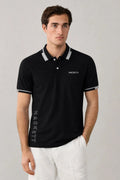 Hcket Contrast Stripe Detailing Men's Polo Shirt