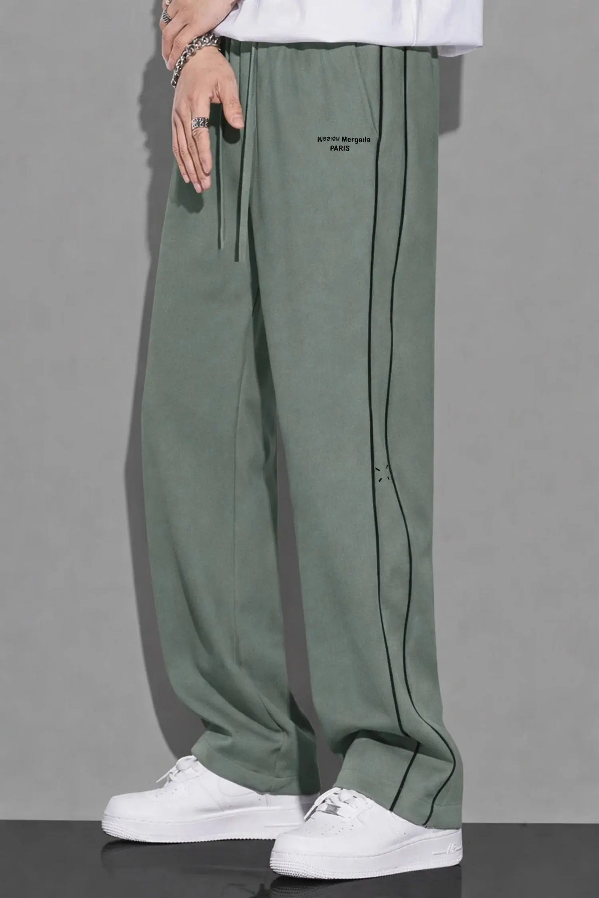 Piping Detailing Loose Bottom Trouser WEARO