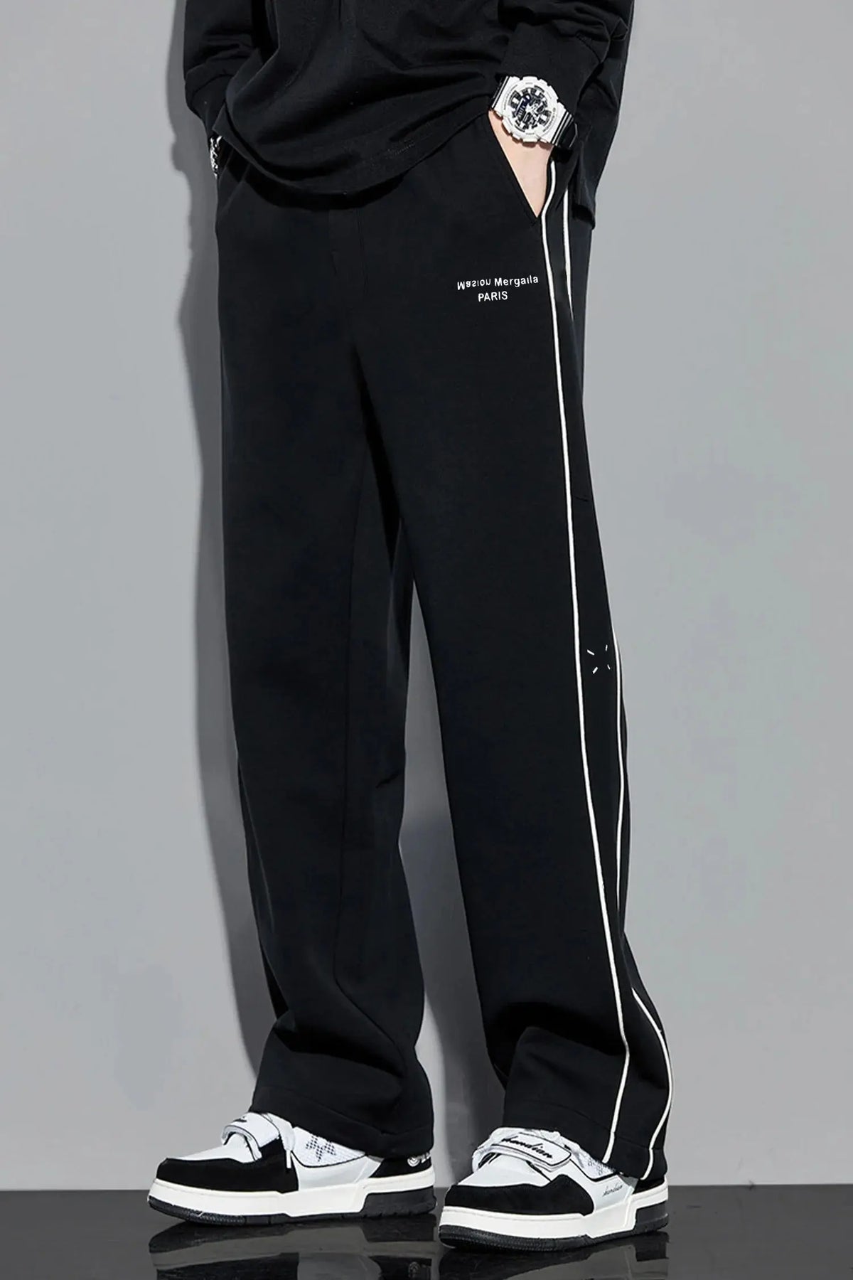 Piping Detailing Loose Bottom Trouser WEARO