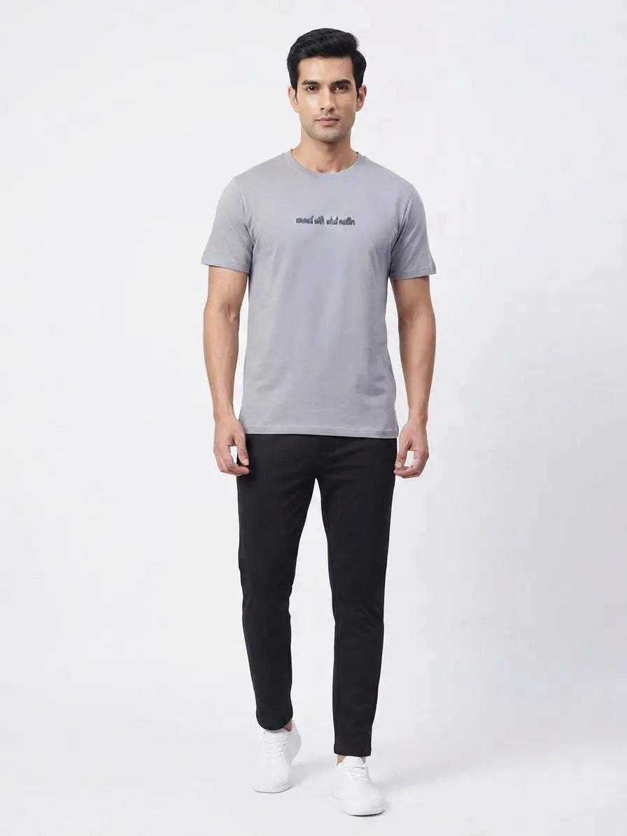 Men’s Black Premium Cotton T-Shirt WEARO