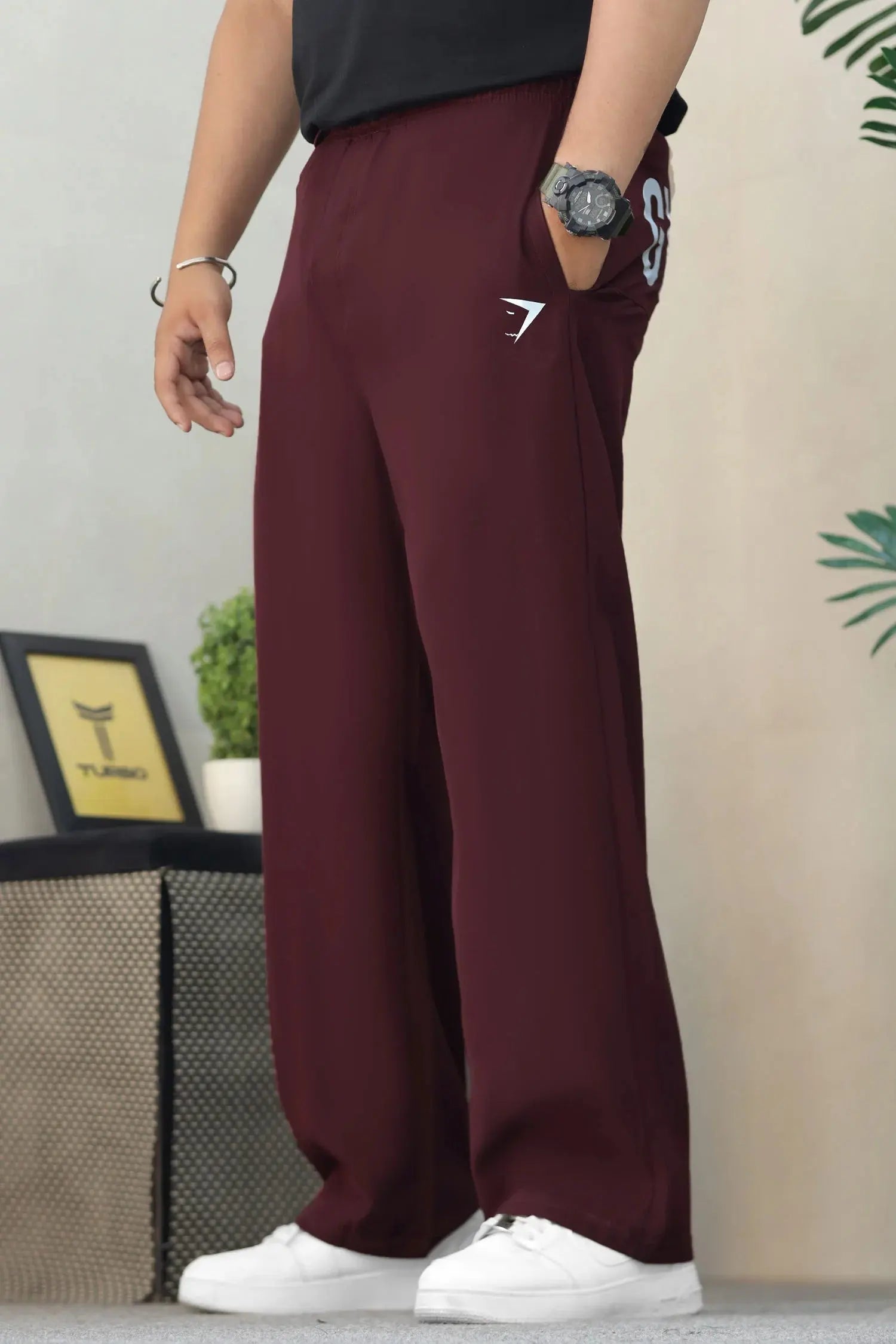 Gym Shrk Built Different Loose Bottom Trouser WEARO